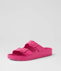Women COLORADO Comfort|Flats-Palm S Fuschia Eva Sandals