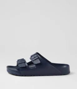 Women COLORADO Comfort|Flats-Palm S Navy Eva Sandals