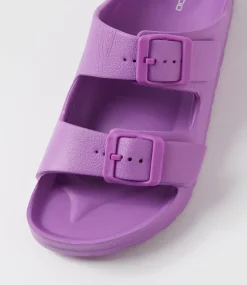 Women COLORADO Comfort|Flats-Palm S Violet Eva Sandals