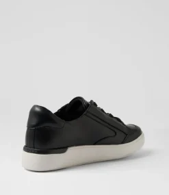 Women ROCKPORT Sneakers-Parissa Black Leather Sneakers