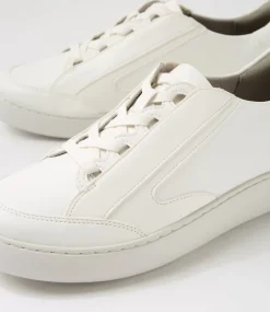 Women ROCKPORT Sneakers-Parissa Bright White Leather Sneakers