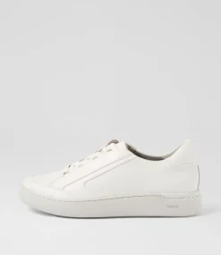 Women ROCKPORT Sneakers-Parissa Bright White Leather Sneakers