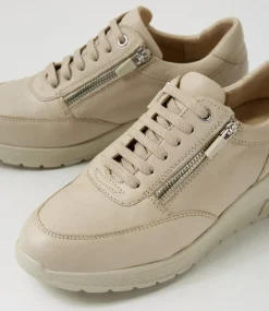 Women SUPERSOFT Comfort|Sneakers-Pattie Light Grey Leather Sneakers