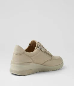 Women SUPERSOFT Comfort|Sneakers-Pattie Light Grey Leather Sneakers