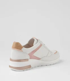 Women SUPERSOFT Comfort|Sneakers-Penelop White Rose Gold Multi Sneakers