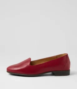 Women SUPERSOFT Flats|Comfort-Penelopie Pinot Leather Flat Shoes