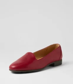 Women SUPERSOFT Flats|Comfort-Penelopie Pinot Leather Flat Shoes