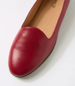 Women SUPERSOFT Flats|Comfort-Penelopie Pinot Leather Flat Shoes