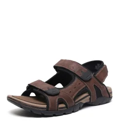 SOLE TECH Casuals|Sandals-PERRY-S3 BROWN SMOOTH