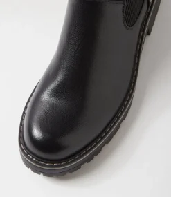 Women I LOVE BILLY Boots-Pewen Black Ankle Boots
