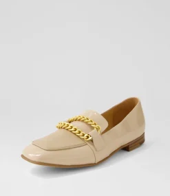 Women TOP END Loafers|Flats-Posatina Cafe Patent Leather Loafers