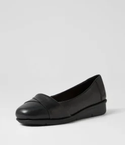 Women SUPERSOFT Comfort|Flats-POSH SU BLACK LEATHER