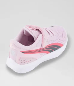 PUMA Sport School Shoes-Pounce Lite Toddler Pink White Sneakers