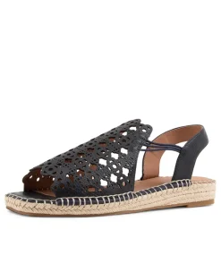 Women SUPERSOFT Comfort|Wedges-Precho Navy Leather Espadrilles