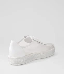 Women TOP END Sneakers-Presno White Mix Sneakers