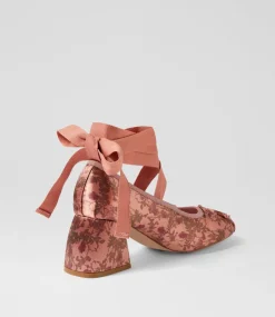 Women I LOVE BILLY Heels-Princesca Cafe Haze Satin Heels