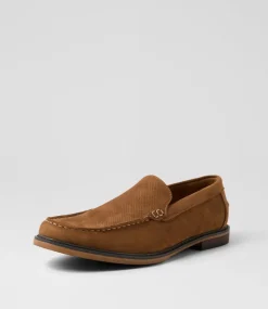 UNCUT Dress Shoes-Punch Brown Flat Shoes