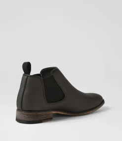 C88 by COLORADO Boots|Casuals-Qita Black Nubuck Chelsea Boots