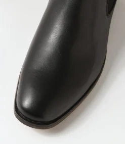 C88 by COLORADO Boots|Casuals-Qita Black Washed Sole Chelsea Boots