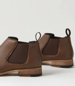 C88 by COLORADO Boots|Casuals-Qita Brown Nubuck Chelsea Boots