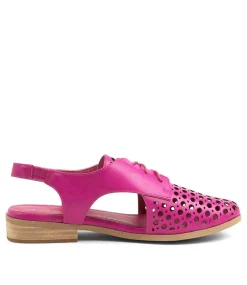 Women I LOVE BILLY Flats-QUIBBLET FUCHSIA SMOOTH