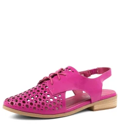 Women I LOVE BILLY Flats-QUIBBLET FUCHSIA SMOOTH