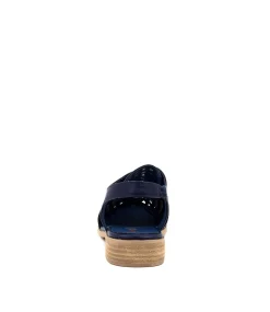 Women I LOVE BILLY Flats-QUIBBLET NAVY SMOOTH