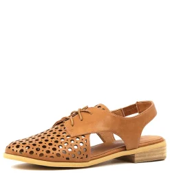 Women I LOVE BILLY Flats-QUIBBLET TAN SMOOTH
