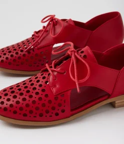 Women I LOVE BILLY Flats-Quietly Red Flat Shoes