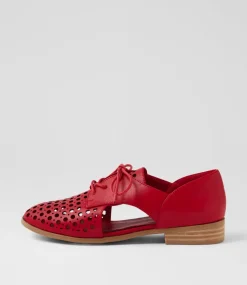 Women I LOVE BILLY Flats-Quietly Red Flat Shoes