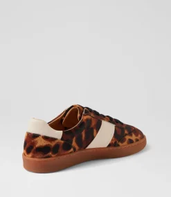 Women DIANA FERRARI Sneakers-Quincy Leopard Cream Mix Sneakers