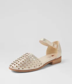 Women I LOVE BILLY Flats-Quotes Champagne Dust Flat Shoes