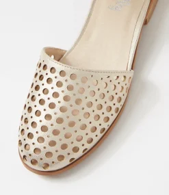 Women I LOVE BILLY Flats-Quotes Champagne Dust Flat Shoes