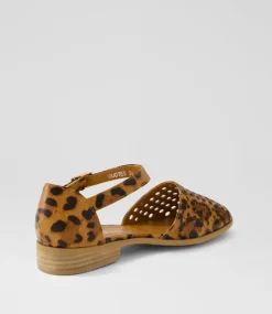 Women I LOVE BILLY Flats-Quotes Leopard Flat Shoes