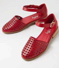 Women I LOVE BILLY Flats-Quotes Red Flat Shoes