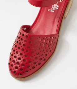 Women I LOVE BILLY Flats-Quotes Red Flat Shoes