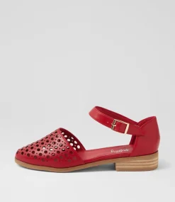 Women I LOVE BILLY Flats-Quotes Red Flat Shoes