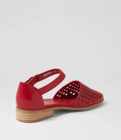 Women I LOVE BILLY Flats-Quotes Red Flat Shoes