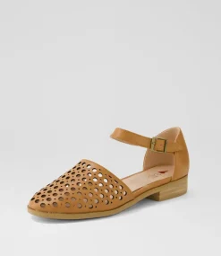 Women I LOVE BILLY Flats-Quotes Tan Flat Shoes