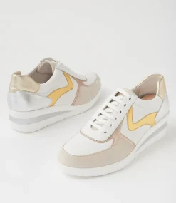 Women SUPERSOFT Comfort|Sneakers-Raie Off White Metallic Multi Sneakers