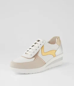 Women SUPERSOFT Comfort|Sneakers-Raie Off White Metallic Multi Sneakers