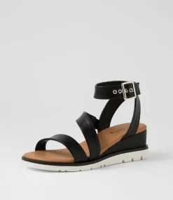 Women I LOVE BILLY Heels|Sandals-Ranan Black Sandals