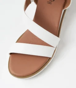 Women I LOVE BILLY Heels|Sandals-Ranan White Sandals