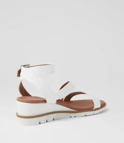 Women I LOVE BILLY Heels|Sandals-Ranan White Sandals