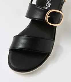 Women I LOVE BILLY Heels|Sandals-Ranchino Black Sandals