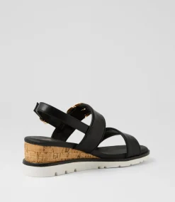 Women I LOVE BILLY Heels|Sandals-Ranchino Black Sandals