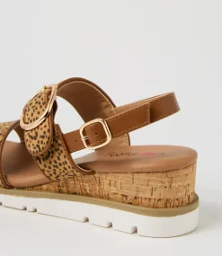 Women I LOVE BILLY Heels|Sandals-Ranchino Cheetah Microsuede Sandals