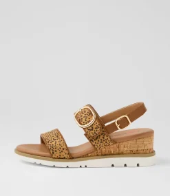 Women I LOVE BILLY Heels|Sandals-Ranchino Cheetah Microsuede Sandals