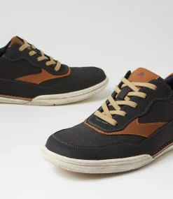 COLORADO Sneakers|Casuals-Rasa Navy Nubuck Sneakers