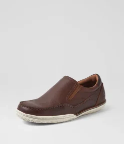 COLORADO Casuals-Rasputin Cognac Leather Flat Shoes
